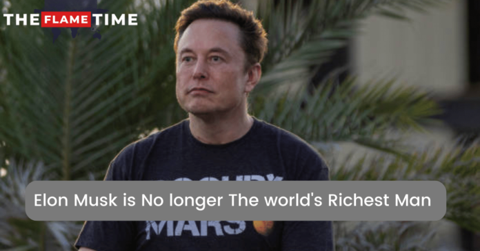Elon Musk is No longer The world's Richest Man