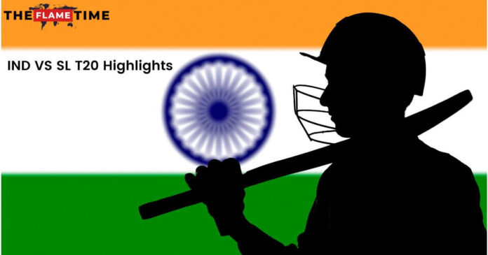 IND VS SL T20 Highlights