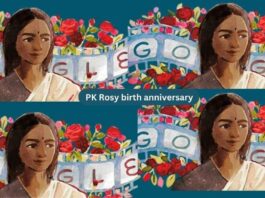 PK Rosy Birth Anniversary: Google Doodle Celebrates