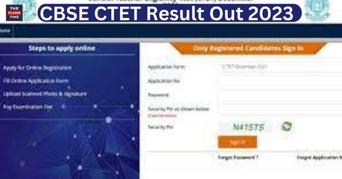 CBSE CTET Result Out 2023: Central Board of Secondary Education