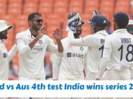 IND vs AUS Highlights: 4th Test Draw, India Won The Series