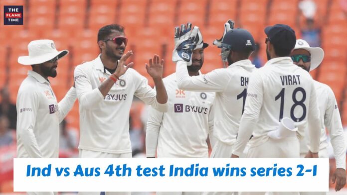 IND vs AUS Highlights: 4th Test Draw, India Won The Series