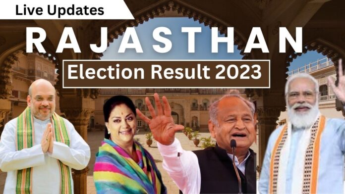 Rajasthan Election Result 2023: Live Update CM Ashok Gehlot will be successful, BJP gets majority